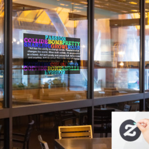 Creative Transformation Window Cling Raamsticker