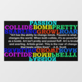 Creative Transformation Window Cling Raamsticker (Vel)