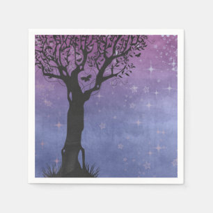 Creative Tree Silhouette Servet