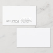 Creative Trendy Modern Professional Semi Gloss Visitekaartje (Voorkant / Achterkant)