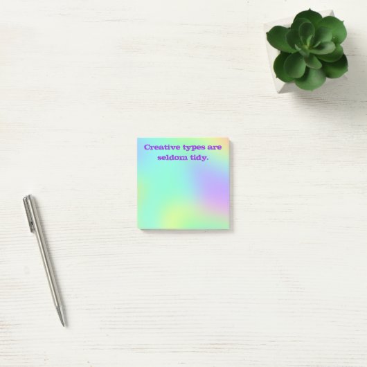 Creative Types Rainbow Post-it Notes (Kantoor)