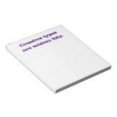Creative Types zijn zelden tidy Notitieblok (Schuin)