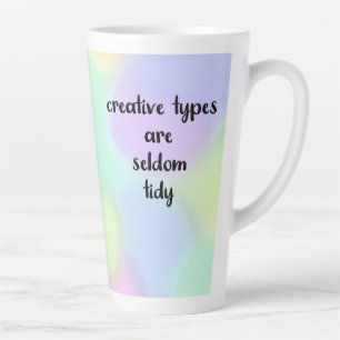 Creative Types zijn zelden tidy Rainbow Latte Mok