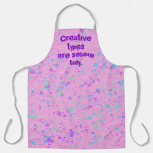 Creative Types zijn zelden tidy roze Schort