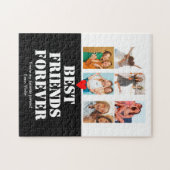 Creative Unique BFF Photo Collage Gift Beste Vrien Legpuzzel (Horizontaal)