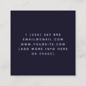 Creative Video Game Designer Gamer Game Tester Vierkante Visitekaartje (Achterkant)