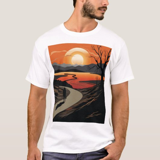 Creative Vision 2D Vector PowerPoint Slide T-shirt (Voorkant)