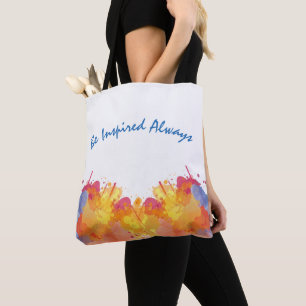 Creative Waterverf Abstract ontwerp Draagtas