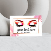 Creative Waterverf Eyebrows Custom Text Visitekaartje