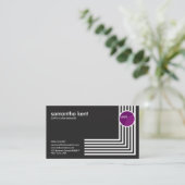 Creative White Angles Supply Chain Manager Visitekaartje (Staand voorkant)