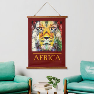 Creative Wildlife African Lion Travel Africa Hangend Wandkleed