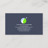 Creative Winding Road Map Logistic Transport Icons Visitekaartje (Achterkant)