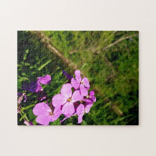Creative woo vert fleur photo puzzle puzzle (Horizontal)
