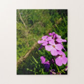 Creative woo vert fleur photo puzzle puzzle (Vertical)