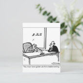 Creative Writing on Tax Return Briefkaart (Staand voorkant)