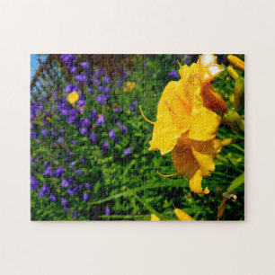 Creative yellow flower tuin tuinfoto puzzel legpuzzel