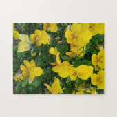 Creative yellow tree flower foto jigzaag puzzel legpuzzel (Horizontaal)