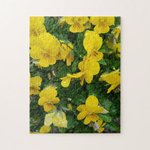 Creative yellow tree flower foto jigzaag puzzel legpuzzel
