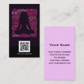 Creative Yoga QR Code Visitekaartje (Voorkant / Achterkant)