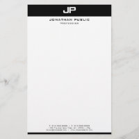 Creative Zwart Wit Sjabloon Modern Minimalist