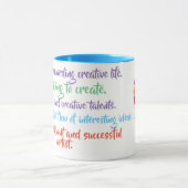Creativité Affirmation Mug - Daily Mantra (Centre)