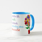 Creativité Affirmation Mug - Daily Mantra (Devant droit)