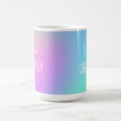 Créativité liquide Arc-en-ciel Gradient Mug (Centre)