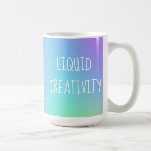 Créativité liquide Arc-en-ciel Gradient Mug (Droite)