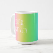 Créativité liquide Arc-en-ciel Gradient Mug (Devant gauche)