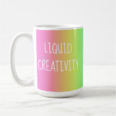 Créativité liquide Arc-en-ciel Gradient Mug (Gauche)