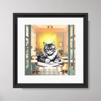 Creativiteit begint met één enkele gedachte canvas afdruk
