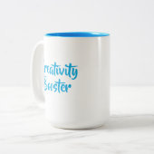 Creativiteit Booster Funny Two-Toned Koffee Mok (Voorkant links)