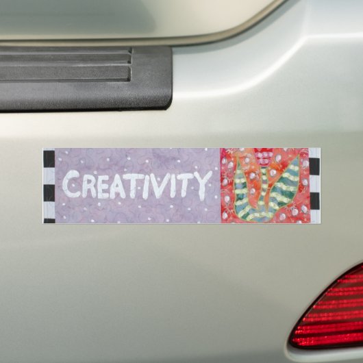 Creativiteit Bumpersticker (Op auto)