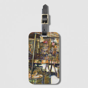 Creativiteit Glimmer Alle Helderder Bagagelabel