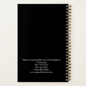 Creativiteit Glimmer Alle Helderder Notitieboek (Achterkant)