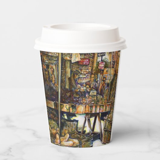 Creativiteit Glimmer Alle Helderder Papieren Bekers (Achterkant)