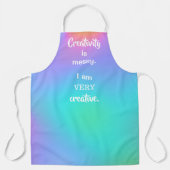 Creativiteit is het sensationele schildpad schort (Voorkant)