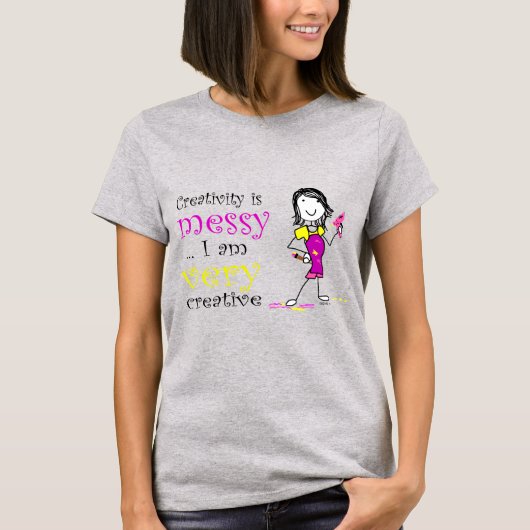 Creativiteit is Messine T-Shirt (Voorkant)