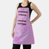 Creativiteit is Messy. Funny Pink Schort (Insitu)