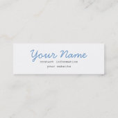 creativiteit mini cards script visitekaartje (Achterkant)