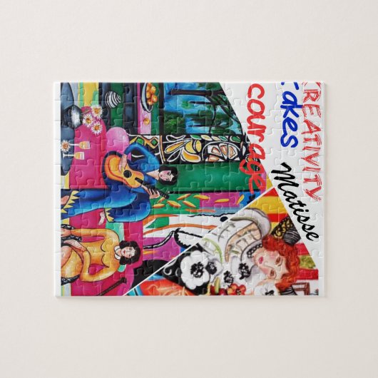 Creativiteit van het schilderen van Matisse collag Legpuzzel (Horizontaal)