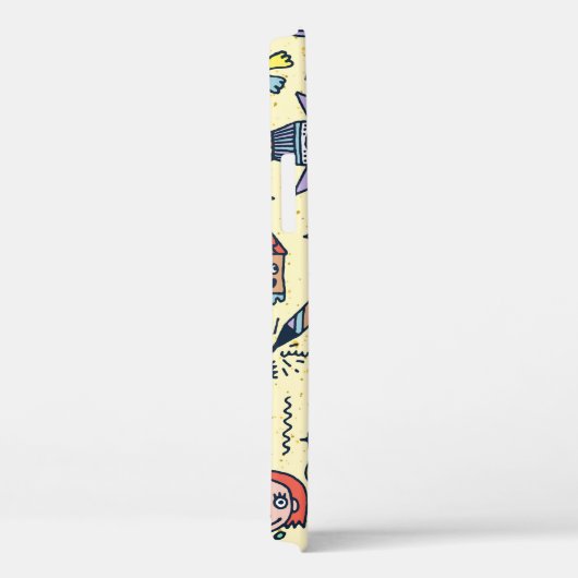 Creativiteitsactiviteiten Funny Doodle Cartoon set Case-Mate iPhone Case (Achterkant / Rechts)