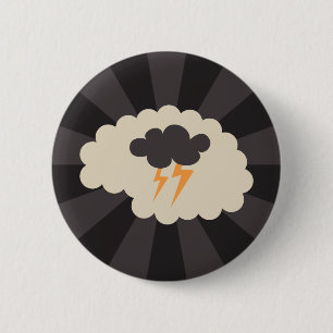 Creativiteitsideeën in de kiem smoren ronde button 5,7 cm