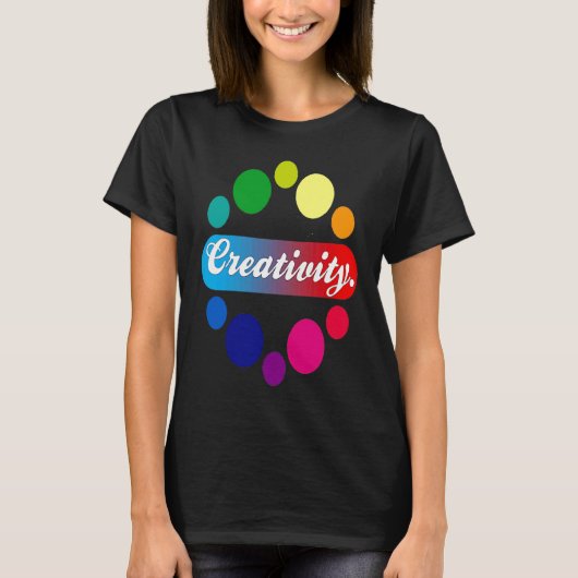 Creativity acrylic painter artist t-shirt (Voorkant)