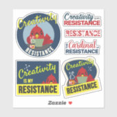 "Creativity is My Resistance" Compact Collection Sticker (Vel)