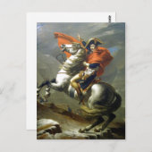 Creator: Jacques-Louis David Napoleon ?berschreite Briefkaart (Voorkant / Achterkant)