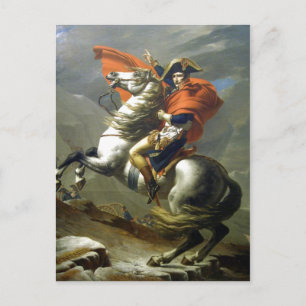 Creator: Jacques-Louis David Napoleon ?berschreite Briefkaart