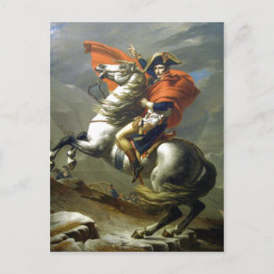 Creator: Jacques-Louis David Napoleon ?berschreite Briefkaart