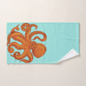 Créature de la mer glissante Tentacles longs de pi (Serviette à main)