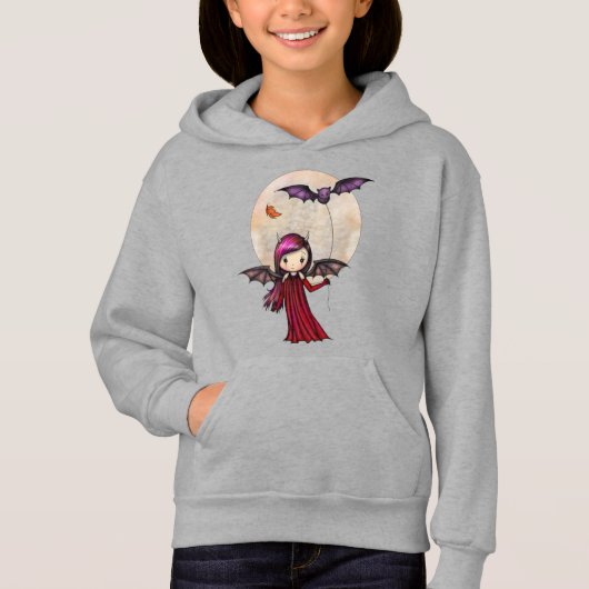 Créature de vampire mignonne d'Halloween avec un c (Devant)